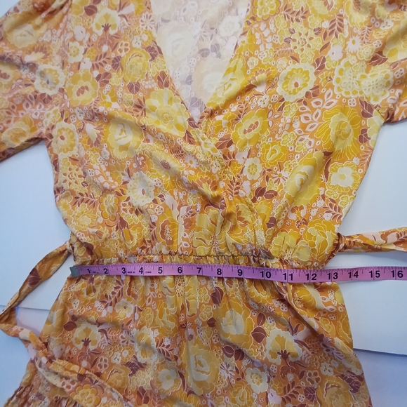 Petal And Pup Tiered Cottagecore Midi Dress Women's Sz Med - Picture 9 of 11